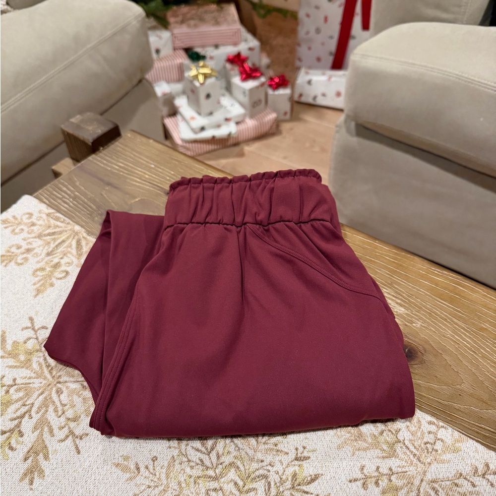 Lululemon Athletica Maroon Joggers